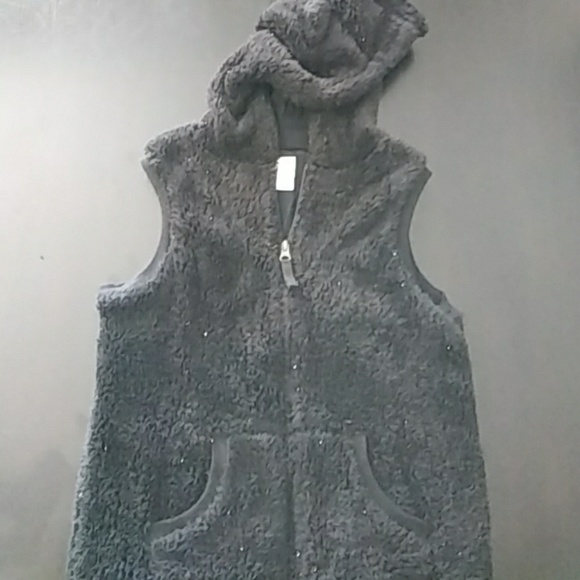Circo Other - Girl Circo Fluffy Vest with sparkles